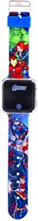 Accutime reloj infantil Avengers LED digital azul con fecha y hora