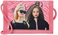 Cartera Barbie rosa con cordón y velcro para niños