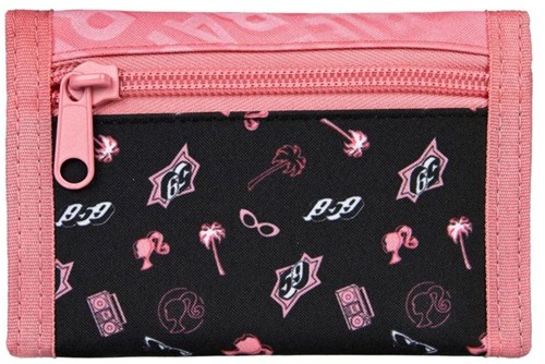 Cartera Barbie rosa con cordón y velcro para niños-3