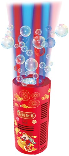 OSA Private Label máquina de burbujas fuegos artificiales con luz y sonido