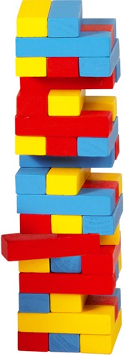 Goki torre de equilibrio de madera juego de habilidad para niños-2
