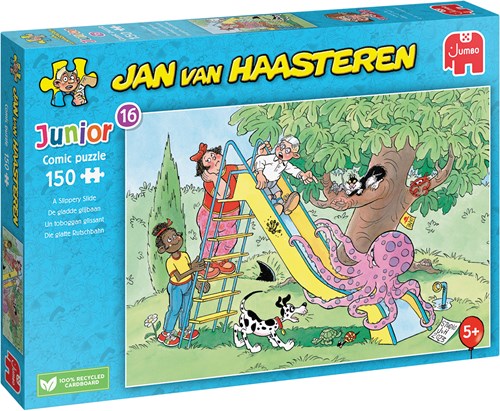Jumbo puzzle Jan van Haasteren Junior tobogán 150 piezas niños