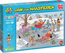 Jumbo puzzle Jan van Haasteren Junior patinaje 240 piezas niños
