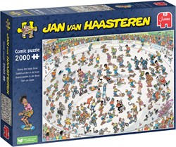 Jumbo puzzle Jan van Haasteren 2000 piezas skateboarding dibujo animado