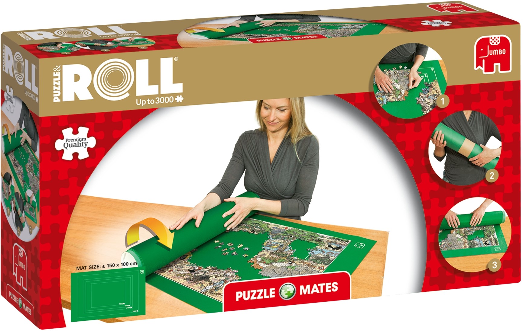 Puzzle Mates Puzzle & Roll up to 3000 pcs Tapete para rompecabezas o Tapiz  para rompecabezas