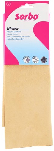 Sorbo gamuza natural paño limpieza grande 35x52cm antibacteriano