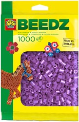 SES Beedz cuentas para planchar morado 1000 piezas juguete creativo