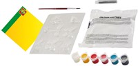 Ses Set creativo mariposas de yeso con purpurina para niños-3