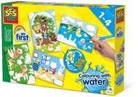 Ses colorear con agua - Animales ocultos - pintura mágica para niños
