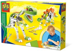 Ses - Set de construcción dinosaurio metal - Juguete creativo dinosaurio