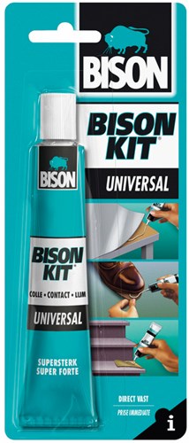 Bison adhesivo de contacto universal tubo 50 ml - pegamento fuerte para reparaciones