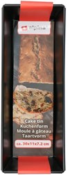 Alpina molde para pasteles acero 30 cm - recubrimiento antiadherente - negro - molde para hornear