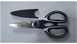 Alpina tijeras de cocina multifuncionales 3 en 1 acero inoxidable negro