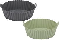 Alpina cesta de silicona para Airfryer verde 23cm - molde resistente al calor
