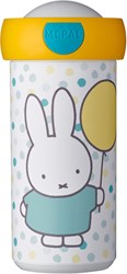 Mepal vaso escolar - Miffy Confetti 300 ml - botella infantil a prueba de fugas