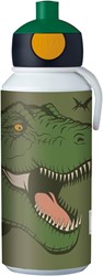 Mepal botella de agua pop-up Campus 400 ml - Botella infantil Dino
