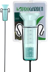 ProGarden pluviómetro jardín 75 cm - plástico y acero - medición precisa