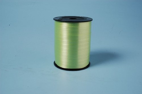 Krullint cinta de regalo verde claro 250 metros x 10 mm poliéster