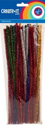 Chenille Glitter, 50st.
