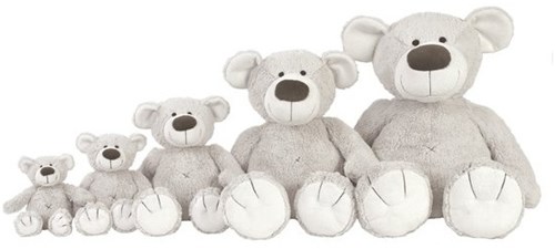 Happy Horse peluche oso Baggio gris 27 cm - muñeco de peluche-2