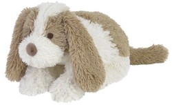 Happy Horse peluche perro David 20 cm - juguete suave blanco beige