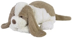 Happy Horse Perro David peluche 38cm - Blanco Beige - Juguete de peluche