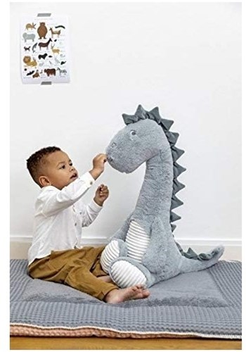 Happy Horse peluche Dino Don grande - Dinosaurio azul 80cm-2