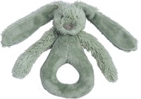 Happy Horse sonajero verde Conejo Richie - juguete de peluche para bebé
