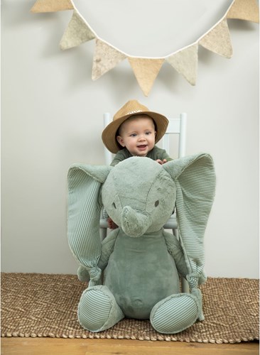 Happy Horse peluche Elefante Eddy - elefante verde de peluche 24cm-2