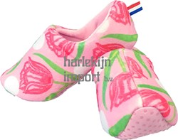 Harlekijn zapatillas niño estampado tulipanes rosa talla 25-30 pantuflas