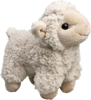 Harlekijn peluche oveja Lammetje Wollie 14 cm juguete de peluche