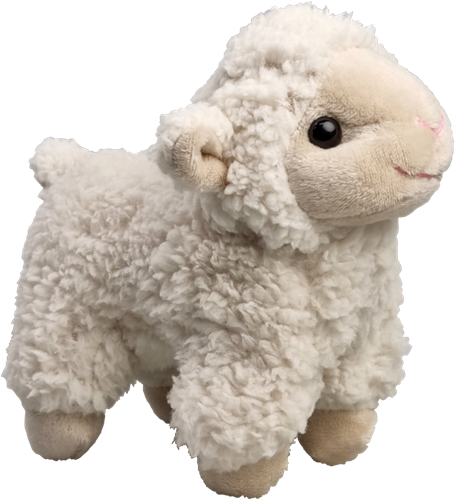 Harlekijn peluche oveja Lammetje Wollie 14 cm juguete de peluche