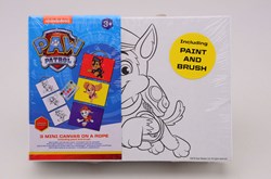 Set de pintura Paw Patrol 3 mini lienzos en cuerda con pintura y pincel