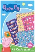 Papel para manualidades Peppa Pig A4 150g multicolor para niños