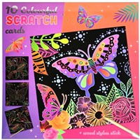 Wins Holland tarjetas creativas scratch mariposas 10 unidades
