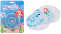 Johntoy putty sirena juguete con purpurina y caja de almacenamiento