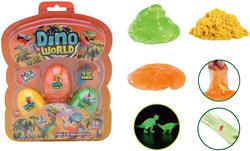 Johntoy huevos de slime dinosaurio juguete glow in the dark