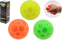 Johntoy pelotas antiestrés glow in the dark - set de pelotas hexagonales