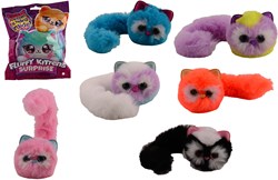 Johntoy gato de peluche juguete sorpresa con cola larga peluche
