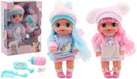 Johntoy muñeca bebé 30cm bebe y hace pipí con ojos grandes juguete