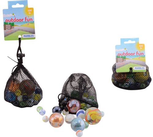Johntoy canicas set juguete 500g vidrio colorido niños
