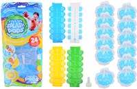 Johntoy globos de agua autosealables 24 unidades juguete colorido