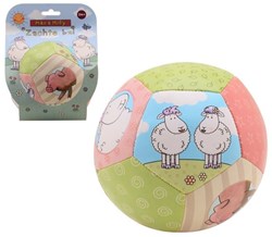 Johntoy pelota suave bebé colores pastel juguete motricidad