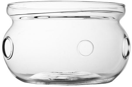 Bredemeijer calentador de té Verona vidrio - accesorio portavelas transparente