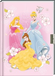 Image Books diario princesas Disney con candado y llave