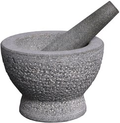 Imperial Kitchen mortero de granito 14,5cm accesorio cocina gris