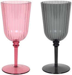 Copa de vino plástico surtido 200 ml - vaso colorido camping