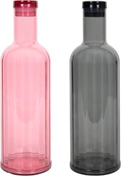 Botella de agua plástico 1L multicolor - botella hidratación duradera