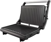 Tomado grill de contacto 750W negro acero compacto sandwichera