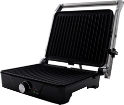 Inventum grill de contacto temperatura ajustable - gran placa de acero inoxidable